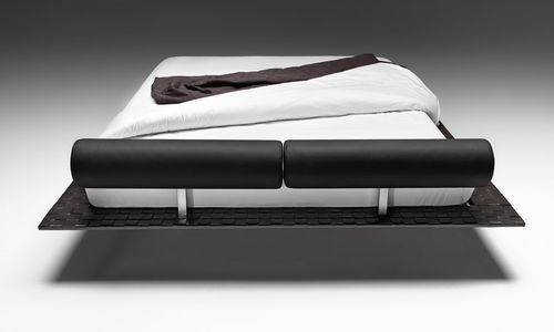 Doppelbett - FLAMINGO - noctis - modern / Polster / Leder