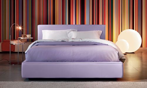 Doppelbett - STREET - noctis - modern / Polster / Leder