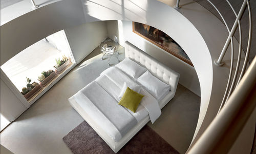 Doppelbett - REPLAY - noctis - modern / Polster / Leder