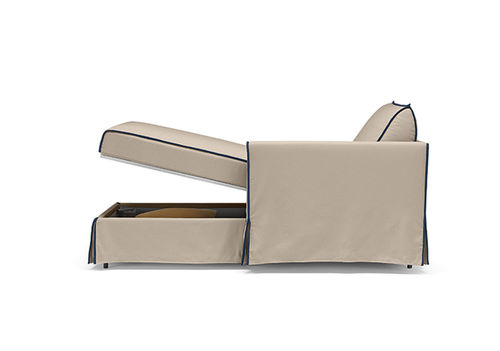 Ecksofa - GAUSS - noctis - Bett / modern / Stoff