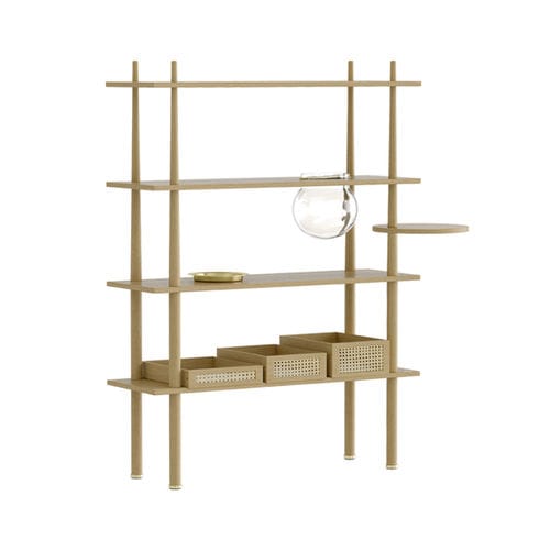 Selbsttragendes Regalsystem - STORIES - VITA copenhagen - modern / Holz / für Privatgebrauch
