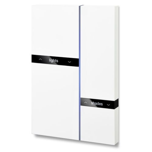 Schalter für Rollos - Fibonacci - basalte - für Hausautomationssystem / für Rollläden / Tast
