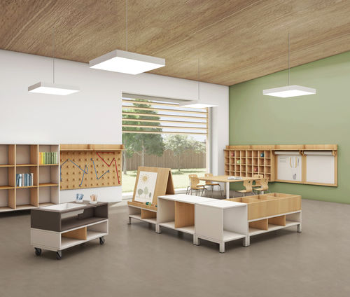 Niedriger Aktenschrank - gonzagarredi - hoch / Metall / modular