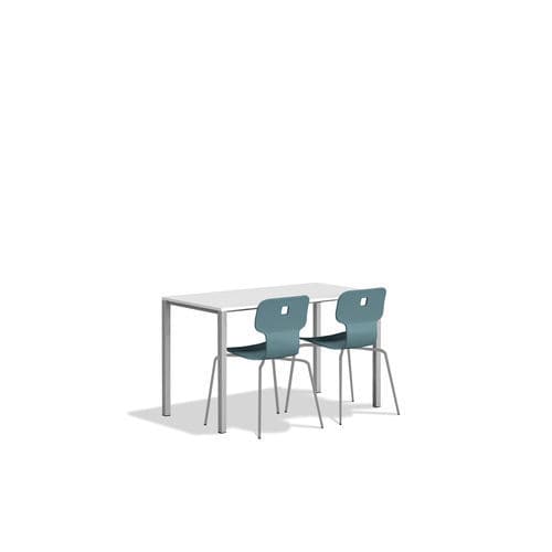 Unterrichtstisch / minimalistisches Design - FILO - gonzagarredi - melaminbeschichtet / Gestell aus Metall / rechteckig