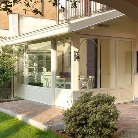 Glasveranda - PROVENCE  - Cagis Srl - Stahl / galvanisiertes Eisen