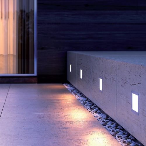Wandeinbauleuchte - ALADIN - BUZZI & BUZZI - LED / quadratisch / IP65