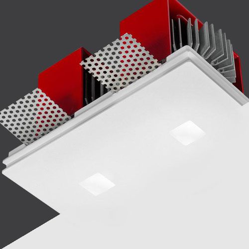 Einbaustrahler - TWIN GENIUSQUARE - BUZZI & BUZZI - LED / quadratisch / IP20