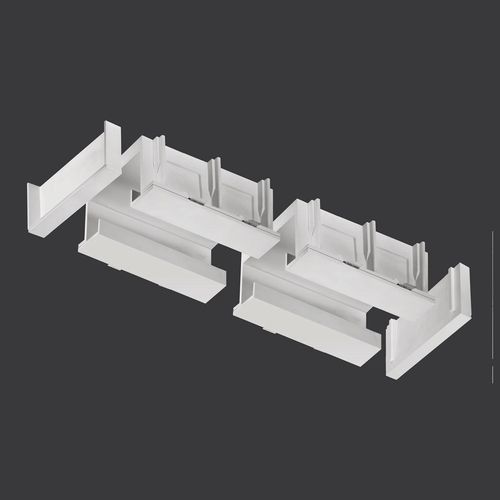Deckeneinbauleuchte - TAGLIO 2.0 - BUZZI & BUZZI - LED / fluoreszierend / linear