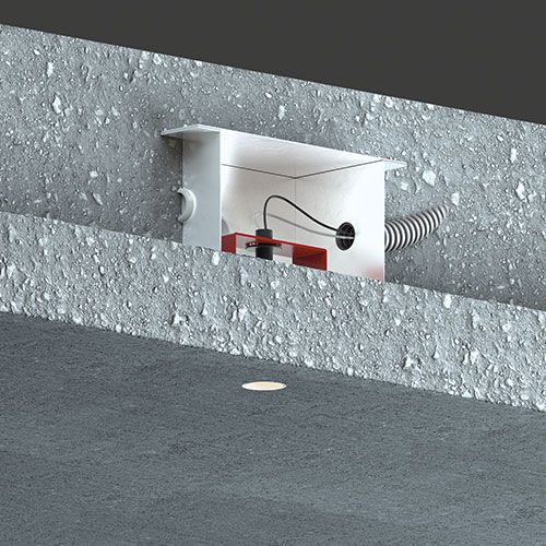 Einbauleuchte - GENIUS CONCRETE - BUZZI & BUZZI - LED / kreisförmig / IP40