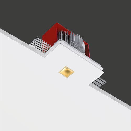 Einbauleuchte - GENIUS BRASS - BUZZI & BUZZI - LED / rechteckig / IP20