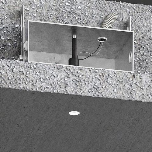 Einbaustrahler - GENIUS CONCRETE - BUZZI & BUZZI - LED / rund / IP65