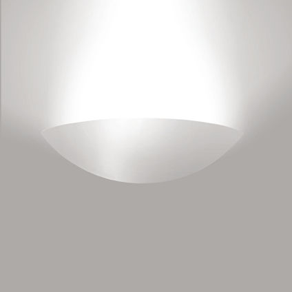 Moderne Wandleuchte - ELLISSE BASE - BUZZI & BUZZI - für den Innenraum / Aircoral® / halbrund