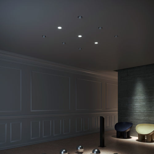 Strahler für Wandeinbau - REVERSO - BUZZI & BUZZI - für Deckeneinbau / LED / rund