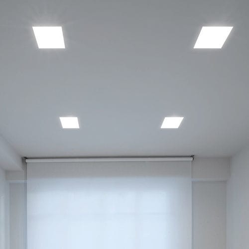 Einbaudownlight - MAXI BILD - BUZZI & BUZZI - LED / fluoreszierend / quadratisch