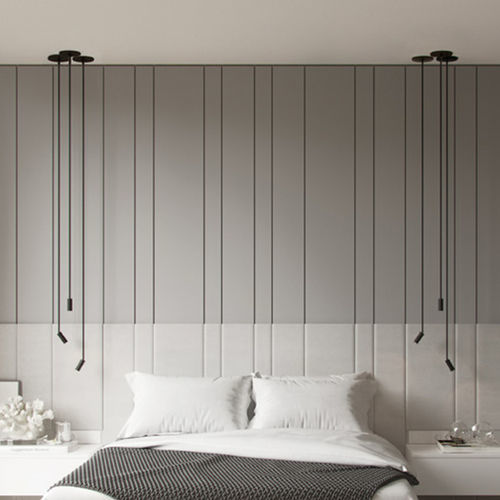 LED-Schienenleuchte - M1 - BUZZI & BUZZI - rund / Aluminium / Stahl