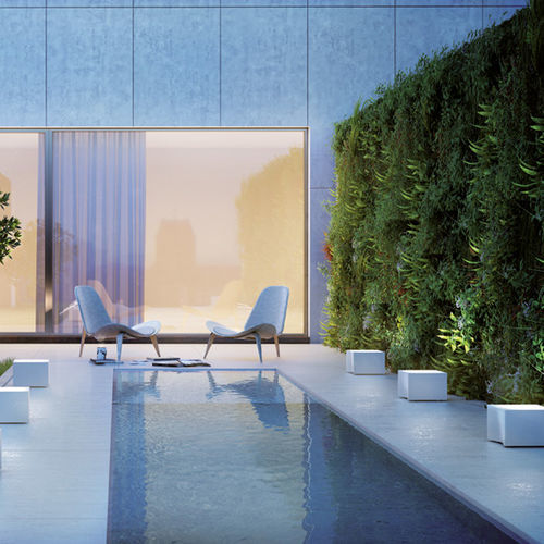 Bodenlampe - VALO  - BUZZI & BUZZI - Glas / DurCoral® / modern