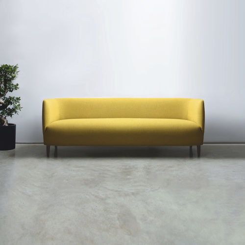 Modernes Sofa - BRONTE - Dare Studio - Stoff / Leder / Eiche