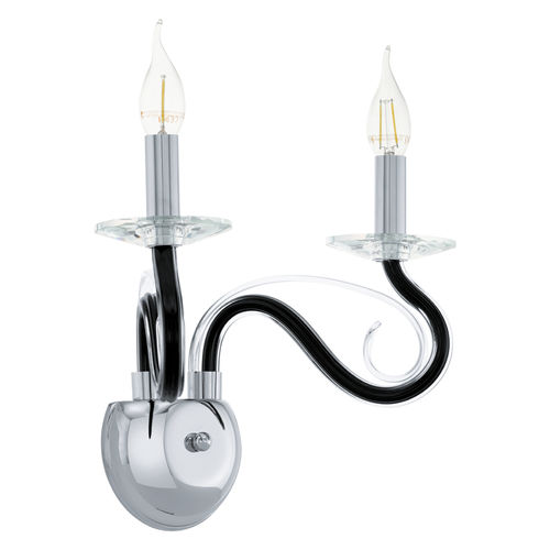 Moderne Wandleuchte - MEDUNO : 39128 - EGLO Leuchten GmbH - für den Innenraum / Stahl / Glas