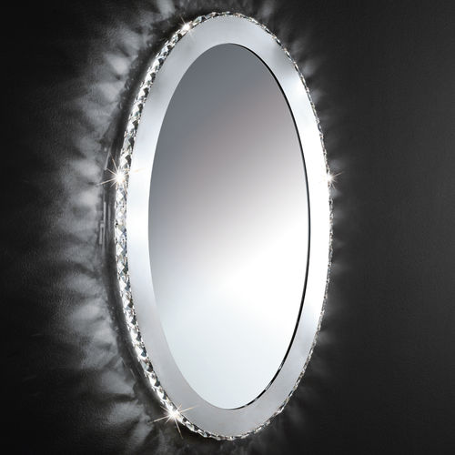Wandmontierter Spiegel für Badezimmer - TONERIA : 93948 - EGLO Leuchten GmbH - modern / rund / LED-beleuchtet