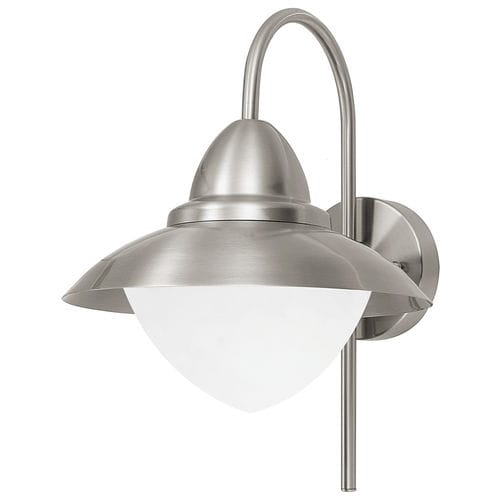 Klassische Wandleuchte - SIDNEY : 83966 , 87105 - EGLO Leuchten GmbH - für Außenbereich / Edelstahl / Opal