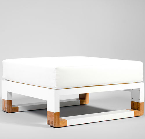 Moderne Ottomane - YACHT CLUB  - SACHI - Premium Outdoor Furniture - Stoff / Holz / Aluminium