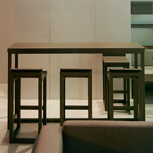 Moderner Stehtisch - WEST COAST - SACHI - Premium Outdoor Furniture - Aluminium / rechteckig / für Privatgebrauch