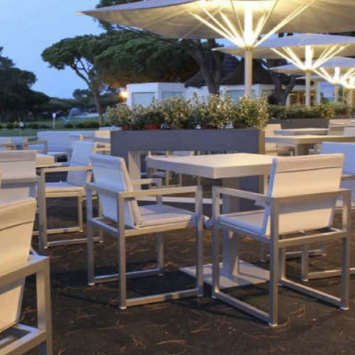 Moderner Stuhl - SPIKES - SACHI - Premium Outdoor Furniture - für Garten / Sunbrella® / Gestell aus Aluminium