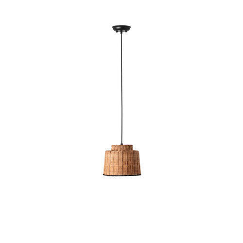 Moderne Deckenleuchte - SAIPAN - Faro Barcelona - rund / Metall / Rattan