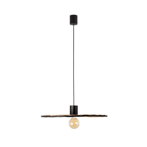 Deckenleuchte / minimalistisches Design - COSTAS 600 - Faro Barcelona - rund / Rattan / Metall