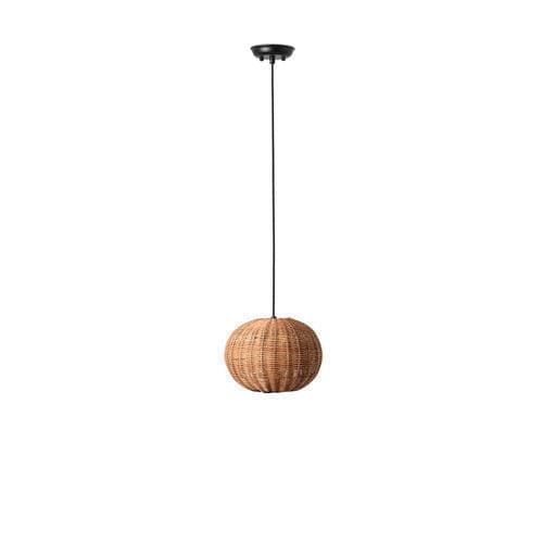 Runde Deckenleuchte - HAKA 250 - Faro Barcelona - Rattan / Glühbirne nicht im Lieferumfang enthalten / LED