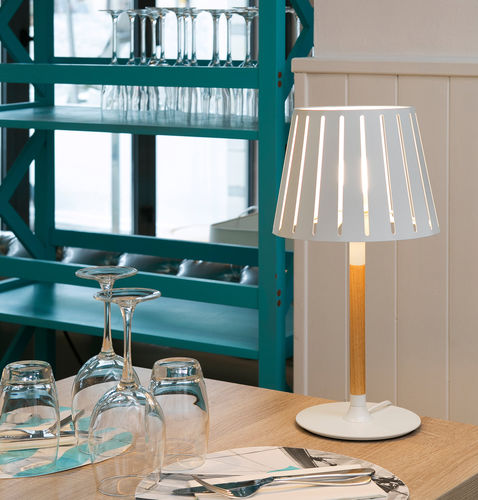 Tischlampe - MIX - Faro Barcelona - Metall / Holz / modern