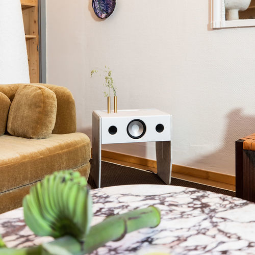 Bodenstehender Lautsprecher - CUBE - La Boite Concept - Bluetooth / kabellos / Aktiv