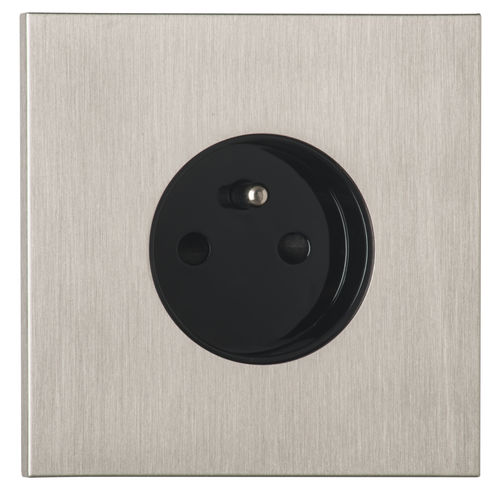 Wandmontierte Steckdose - PSI001-NB - LUXONOV - Messing / modern