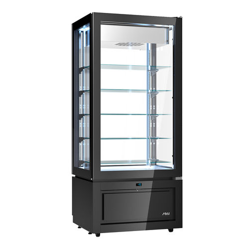 Schrank-Kühlvitrine - LUXOR NEW STYLE - KD8A - Sagi - für Einzelhandel / schwarz / mit Tür