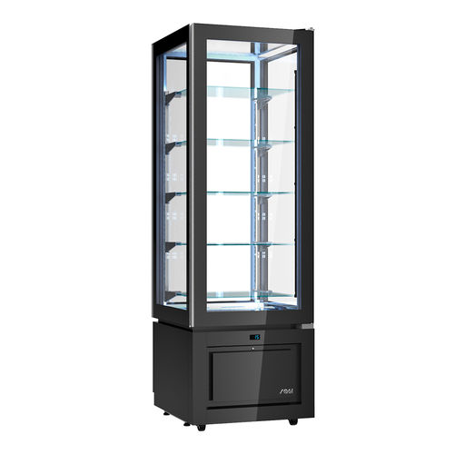 Schrank-Kühlvitrine - LUXOR NEW STYLE - KC6A - Sagi - für Einzelhandel / schwarz / mit Tür