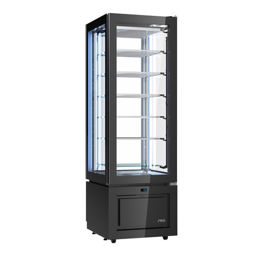 Schrank-Kühlvitrine - LUXOR NEW STYLE - KG6A - Sagi - für Einzelhandel / schwarz / mit Tür