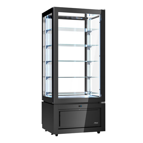 Schrank-Kühlvitrine - LUXOR NEW STYLE - KP8A - Sagi - für Einzelhandel / schwarz / mit Tür