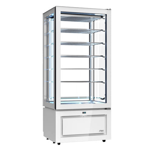 Schrank-Kühlvitrine - LUXOR NEW STYLE - KG8V - Sagi - für Einzelhandel / weiß / mit Tür