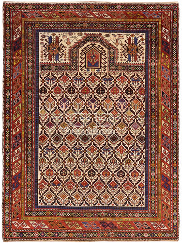 Traditioneller Teppich - 140907636445 - bersanetti giovanni - Motiv / Wolle / rechteckig