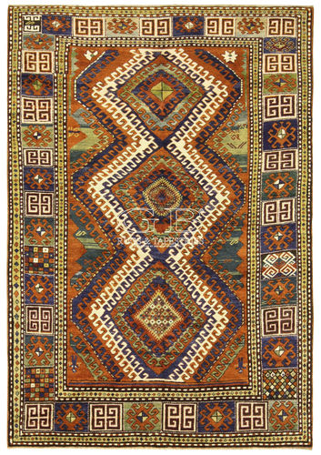 Traditioneller Teppich - 141031456942 - bersanetti giovanni - Motiv / Wolle / rechteckig
