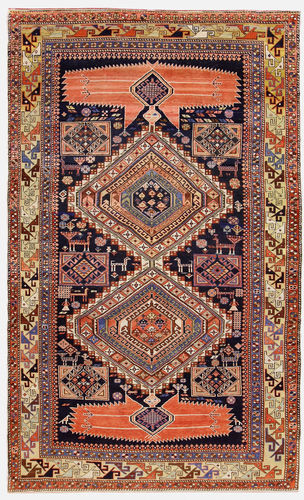 Traditioneller Teppich - 140000000882 - bersanetti giovanni - Motiv / Wolle / rechteckig