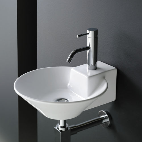 Wand-Waschbecken - BIARRITZ - Bath Collection S.L. - Porzellan / rund / modern