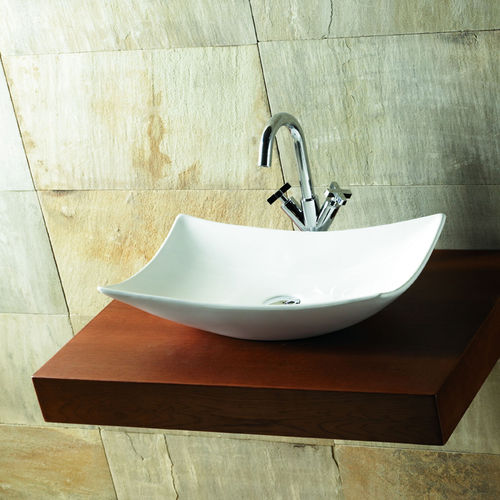 Aufsatzwaschbecken - MAGDALENA - Bath Collection S.L. - Porzellan / rechteckig / modern