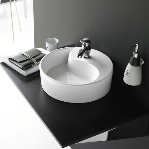 Aufsatzwaschbecken - YIN YANG - Bath Collection S.L. - Porzellan / rund / modern