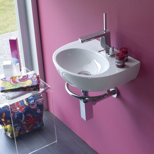 Wand-Waschbecken - ALHAMBRA/D - Bath Collection S.L. - Porzellan / oval / modern