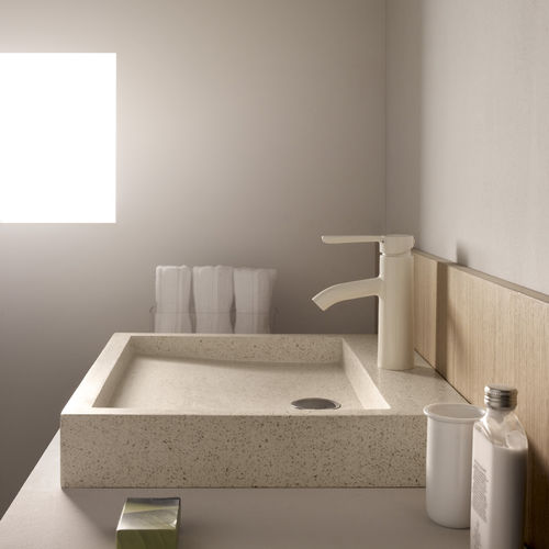 Aufsatzwaschbecken - SOBARZO - Bath Collection S.L. - Granit / rechteckig / modern