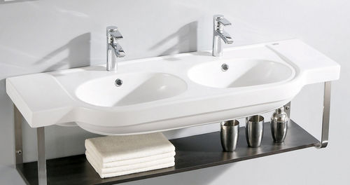 Wand-Waschbecken - HANNOVER 130 - Bath Collection S.L. - Porzellan / doppelt / oval