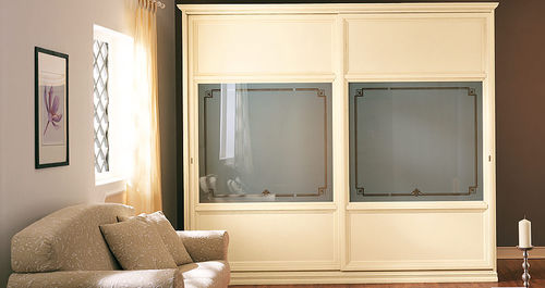 Klassischer Kleiderschrank - PITTI  - Homes - Holz / mit Schiebetür