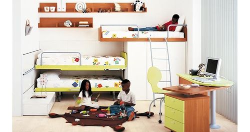 Etagenbett - NARDI - Homes - modern / mit Stauraum / für Kinder (Unisex)