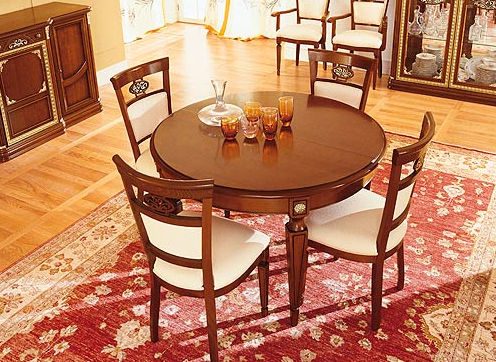 Klassischer Tisch - CAPRI  - Homes - Holz / rund